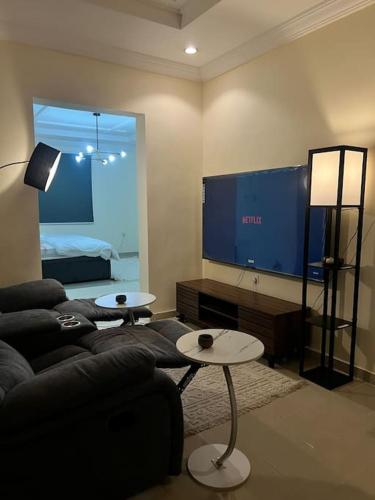 Private bedroom and lounge