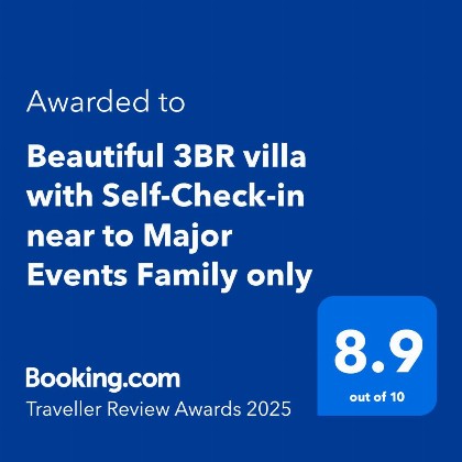 Beautiful 3BR villa with Self-Check-in near to Major Events Family only - image 1